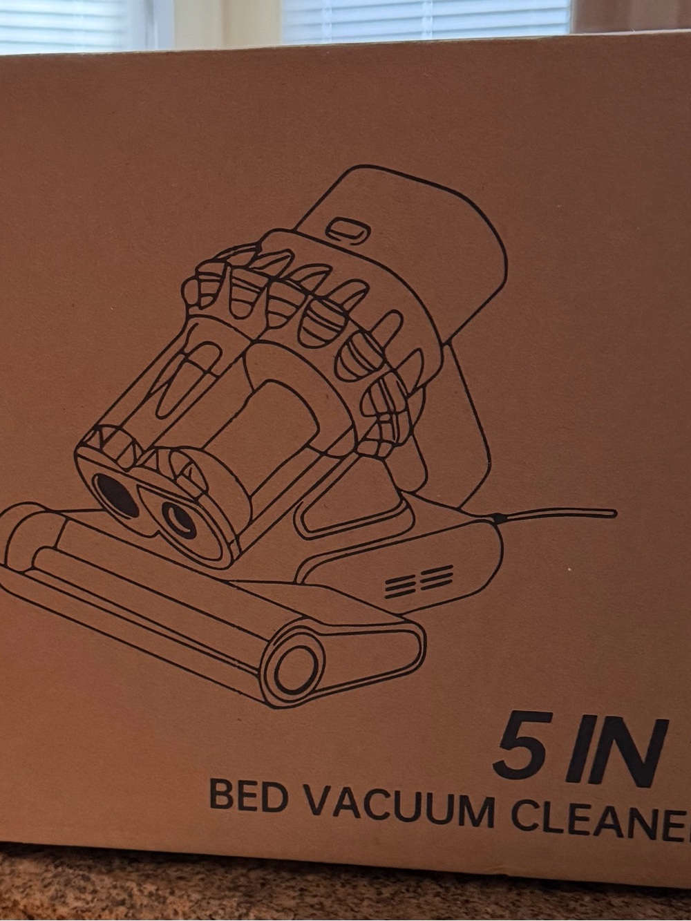 5-in-1 Bed Vacuum Cleaner - Brown